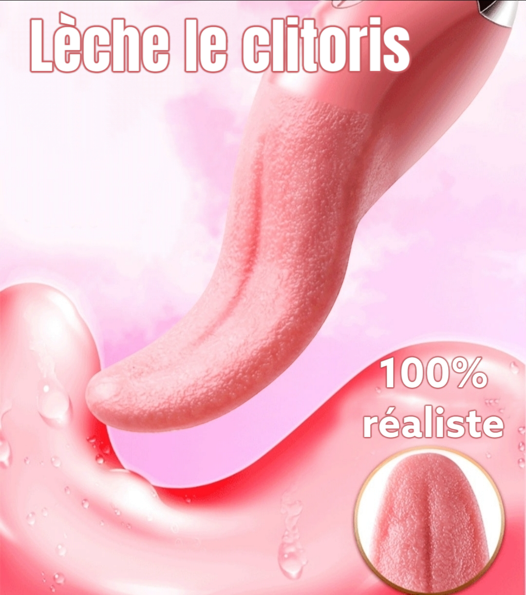 Langue vibrante réaliste