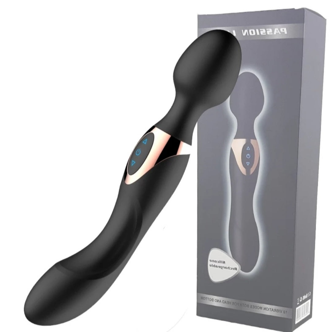 Lucifer On You - Vibroflex Sextoy massage stimulateur point G et clitoris vibromasseur flexible god vibrant jouet sexuel waterproof silencieux rechargeable USB multipositions noir