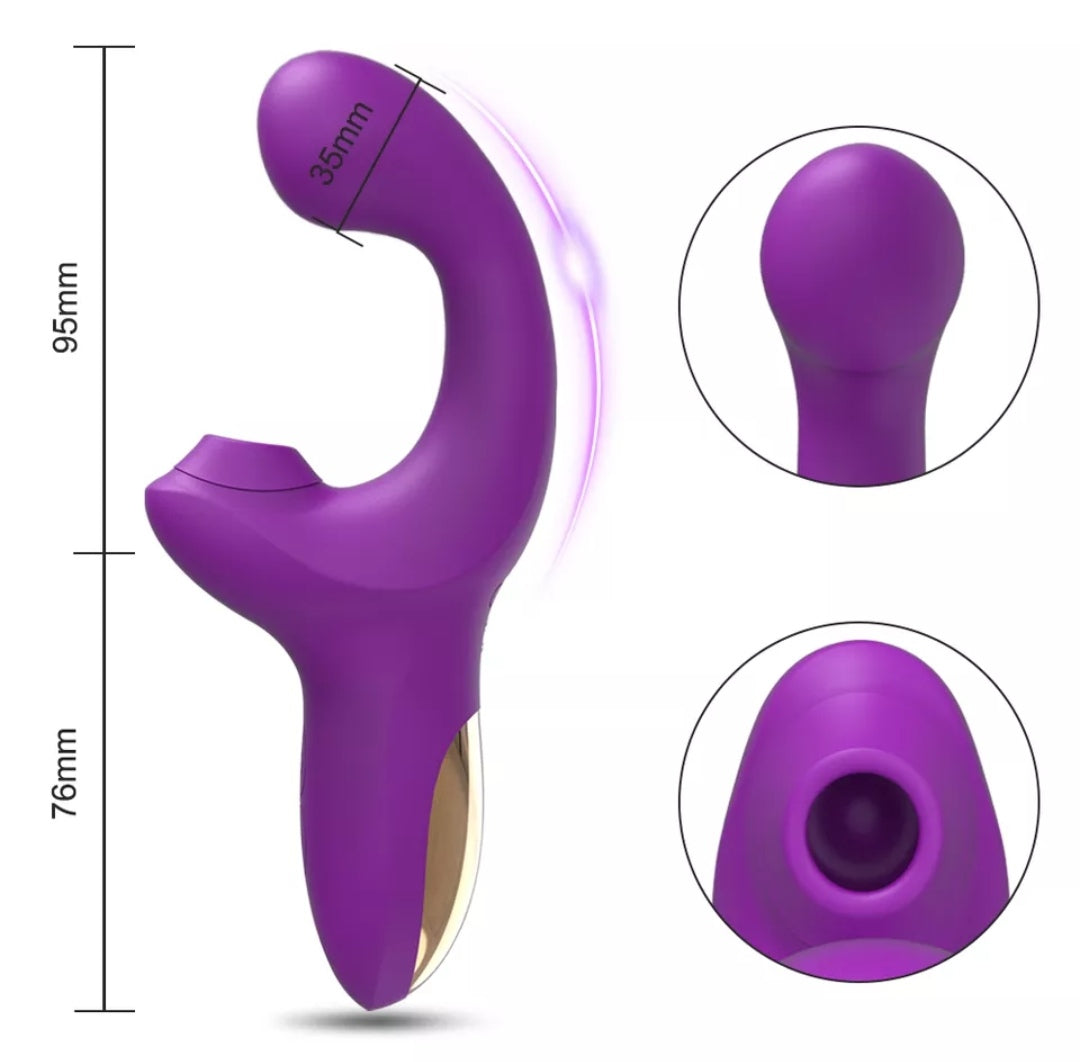 Simulateur de préliminaire doigt et aspire clitoris